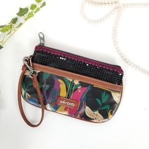 Sakroots Wristlet Wallet Clutch Purse